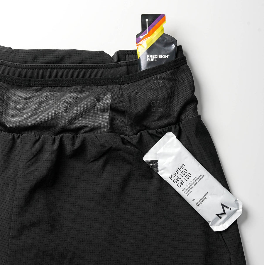 Pocket Shorts Brief worn, phone in waistband pocket